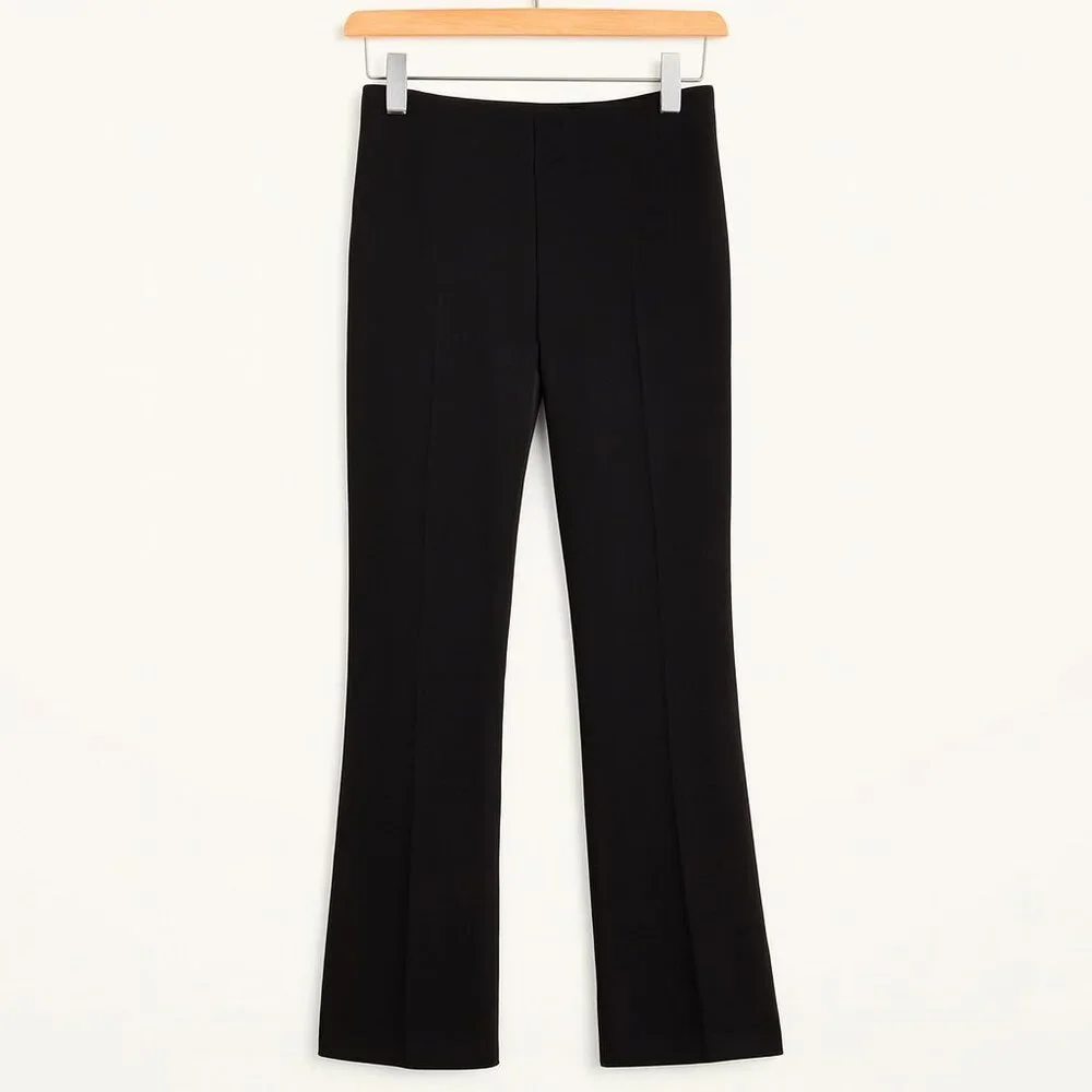 ZARA | Black Boot Cut High Waist Dress Pants - Women's Small - Picture 2 of 7